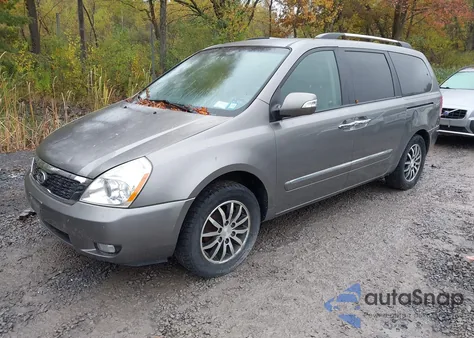 2012 Kia Sedona Ex from USA, damaged, VIN KNDMH4C78C6435277